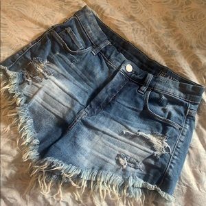 Blank nyc high waisted shorts